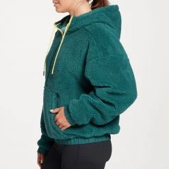 Alpine Design Women's Down Home Reversible Sherpa Jacket For Women Conifer/citron Crush -Alpin Design Store unnamed file 200