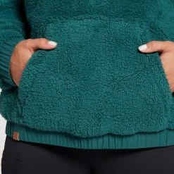 Alpine Design Women's Down Home Reversible Sherpa Jacket For Women Conifer/citron Crush -Alpin Design Store unnamed file 204