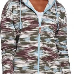 Alpine Design Women's Vatn Printed Full Zip Jacket For Women Ikat Multi