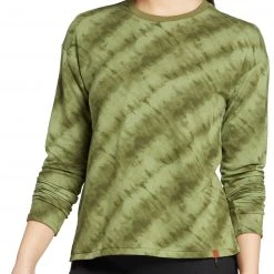 Alpine Design Women's Landscape Fleece Long Sleeve Shirt For Women Tie Dye Moonbeam Rose