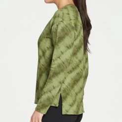 Alpine Design Women's Landscape Fleece Long Sleeve Shirt For Women Tie Dye Moonbeam Rose -Alpin Design Store unnamed file 213