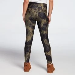 Alpine Design Women's Selina Print High Rise Tights For Women Ikat Light Olive -Alpin Design Store unnamed file 234