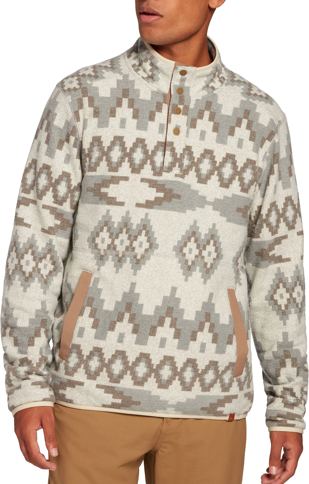 Alpine Design Men's Outlook Point 1/4 Snap Fleece Pullover For Men Intarsia University Navy 2 Alpine Design Men's Outlook Point 1/4 Snap Fleece Pullover For Men Intarsia University Navy