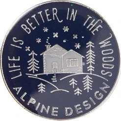 Alpine Design Silver Pins - 3 Pack For Unisex Black/white/blue -Alpin Design Store unnamed file 426