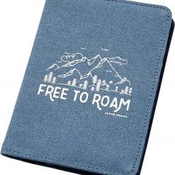 Alpine Design Cotton Canvas Passport Holder For Unisex Blue