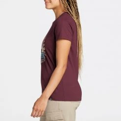 Alpine Design Women's Short Sleeve Graphic T-Shirt For Women Slate/colorado Skyline -Alpin Design Store unnamed file 472