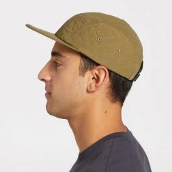 Alpine Design Men's Quilted Five Panel Hat For Men Olive -Alpin Design Store unnamed file 512