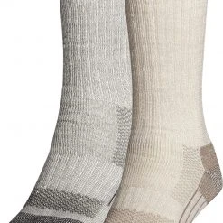 Alpine Design Merino Hiker Socks 2 Pack For Men Black