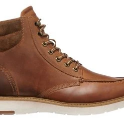 Alpine Design Men's Casual Lace Boots For Men Light Brown