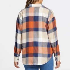 Alpine Design Women's Journey Oversized Flannel For Women Tree Moss/autumn -Alpin Design Store unnamed file 604