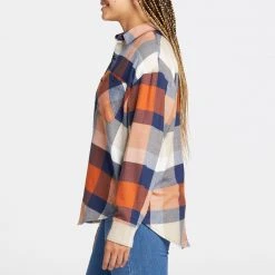 Alpine Design Women's Journey Oversized Flannel For Women Tree Moss/autumn -Alpin Design Store unnamed file 605