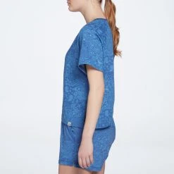 Alpine Design Women's French Terry Short Sleeve T-Shirt For Women Unbleached -Alpin Design Store unnamed file 631