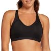Alpine Design Women's High Support Sports Bra For Women Pure Black -Alpin Design Store unnamed file 633