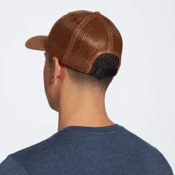 Alpine Design Men's Graphic Logo Trucker Hat For Men Brown -Alpin Design Store unnamed file 650