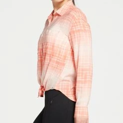 Alpine Design Women's Stargazer Button Down Shirt For Women Ombre Plaid Persimmon 9 Alpine Design Women's Stargazer Button Down Shirt For Women Ombre Plaid Persimmon -Alpin Design Store unnamed file 657