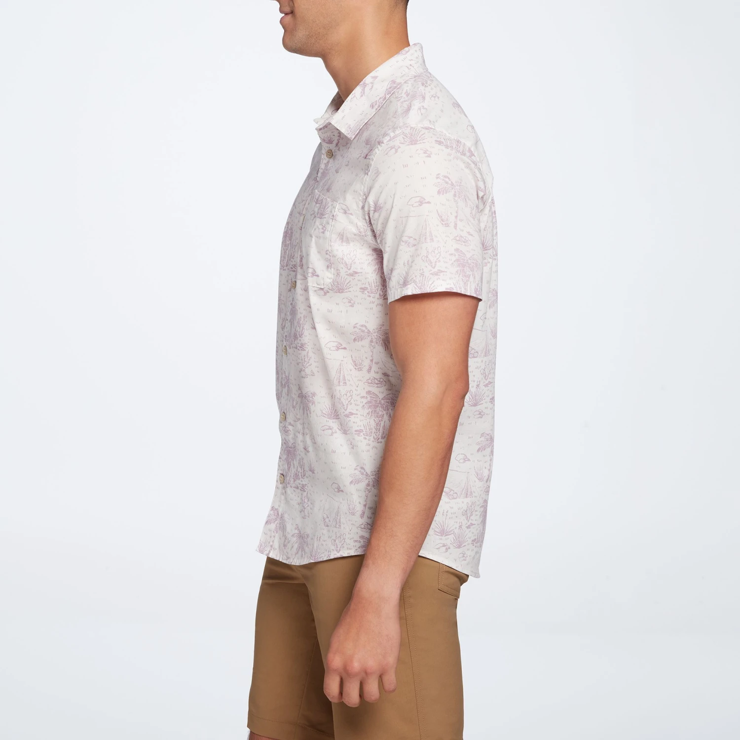 Alpine Design Men's Camp Short Sleeve Button Down Shirt For Men Camping Trip/muted Grape 6 Alpine Design Men's Camp Short Sleeve Button Down Shirt For Men Camping Trip/muted Grape - Image 4