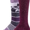 Alpine Design Girls' Snow Sport Socks - 2 Pack For Girls' White Heather -Alpin Design Store unnamed file 741