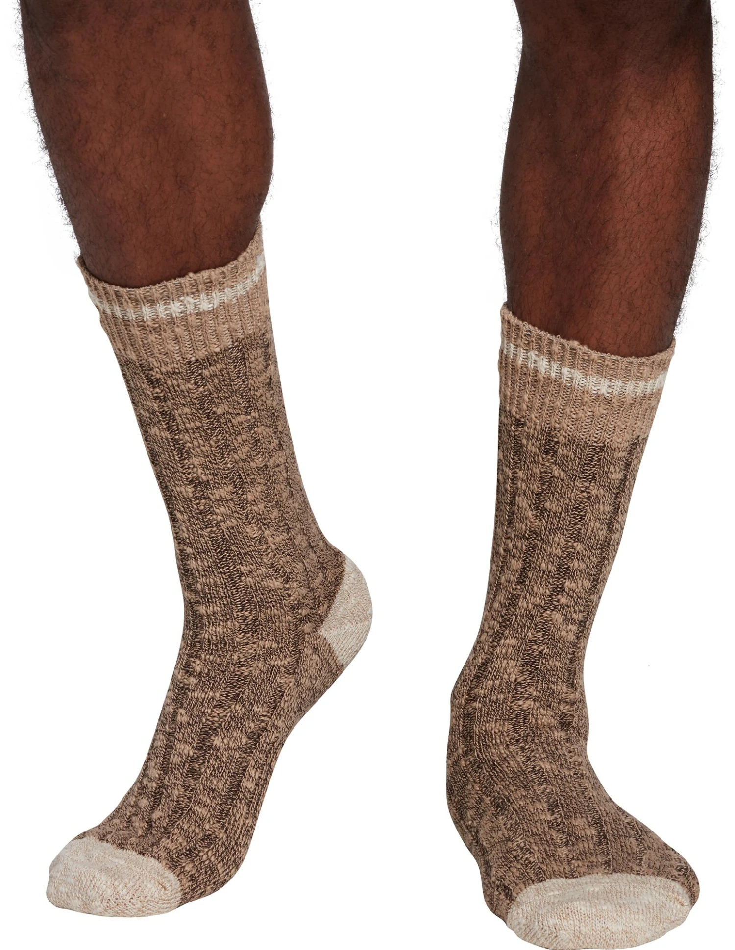 Alpine Design Men's Cotton Ragg Socks – 2 Pack For Men Oatmeal 5 Alpine Design Men's Cotton Ragg Socks – 2 Pack For Men Oatmeal - Image 3