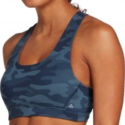 Alpine Design Women's Medium Support Crossback Sports Bra For Women Golden Sunset